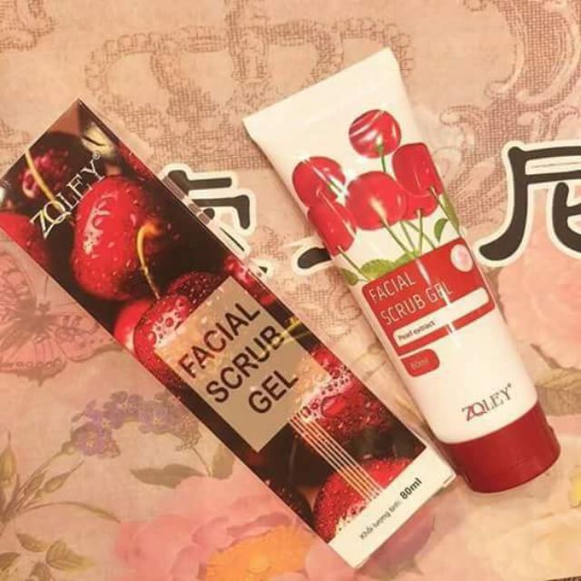 Gel tẩy tế bào chết da mặt Cherry Zoley