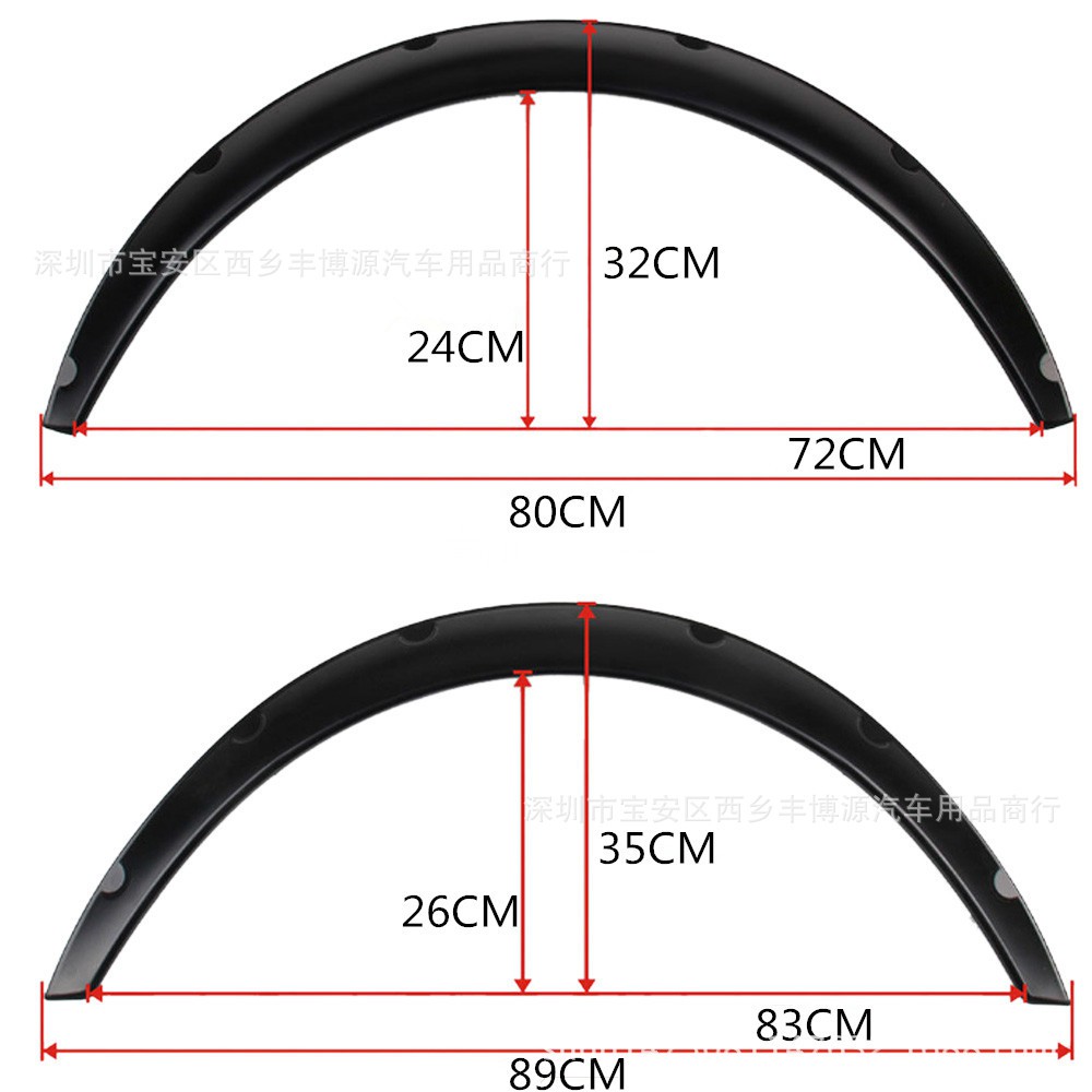 Bộ (04 chiếc) Vè cua lốp tấm chắn ốp lốp cho Kia morning, kia K3......xe mui kín, SUV, xe địa hình