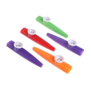 Set 5 ống thổi kèn Kazoo bằng nhựa nhiều màu sắc