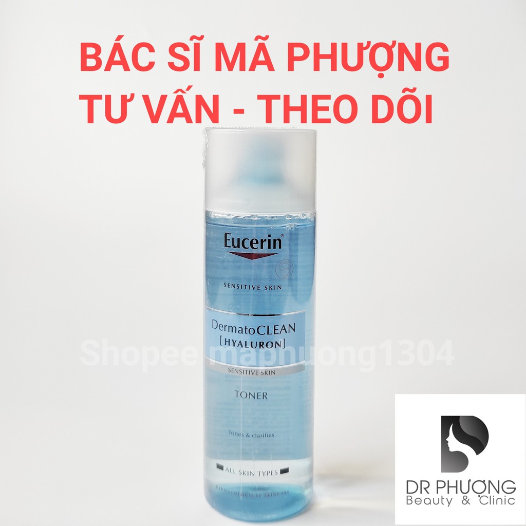 Toner cho Da nhạy cảm da thường Eucerin Dermato Clean Clarifying Toner 200ml