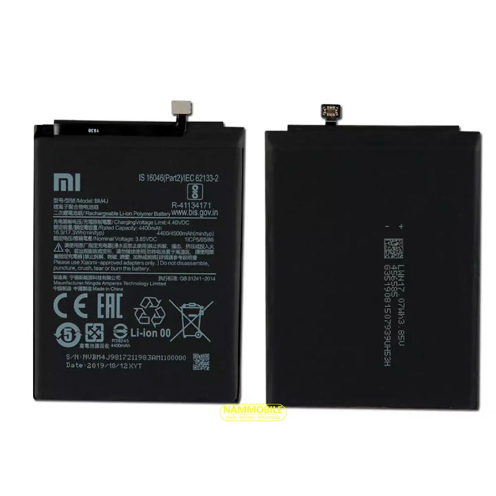 Pin Xiaomi Redmi Note 8 Pro BM4J 4500mAh Zin + Tặng Keo Dán Pin + FreeShip