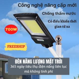 Đèn LED năng lượng mặt trời chống thấm nước, cảm biến chuyển động, có điều khiển từ xa NANALI STORE