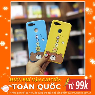 [Mã ELFLASH3 hoàn 10K xu đơn 20K] ỐP LƯNG DỄ THƯƠNG GÀ VÀ GẤU DÀNH CHO OPPO F9 ( Ảnh Thật)