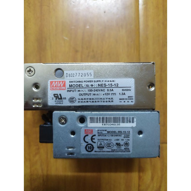 Nguồn Meanwell 12V - 2.1A ; 12V - 1.3A 12V-5A 12V-2A 12V-12.5A ( Hàng tháo máy )