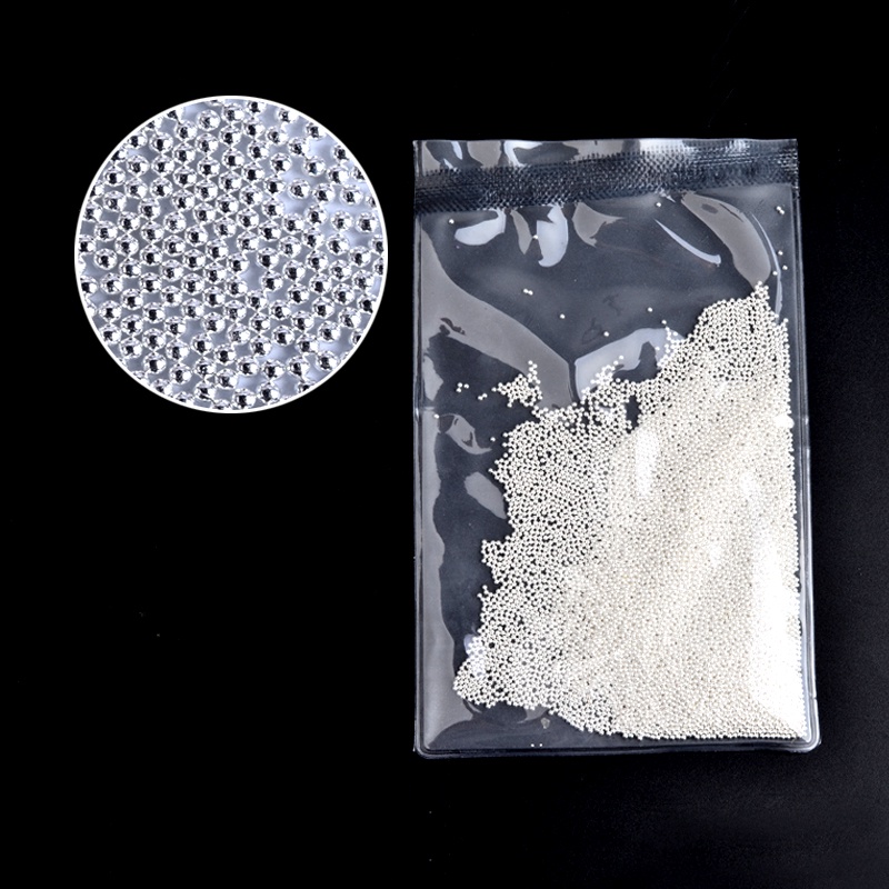 Túi hạt cườm đính trang trí móng tay nghệ thuật MISSCHEERING 3D kim loại thời trang 50g