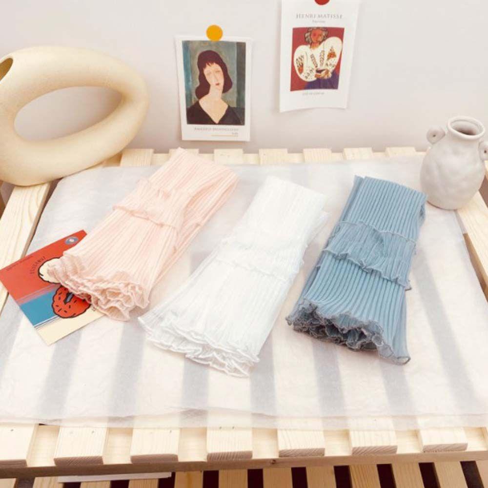 FORBETTER Găng Tay Lái Xe Dài Phối Ren Lưới Chống Tia UV
