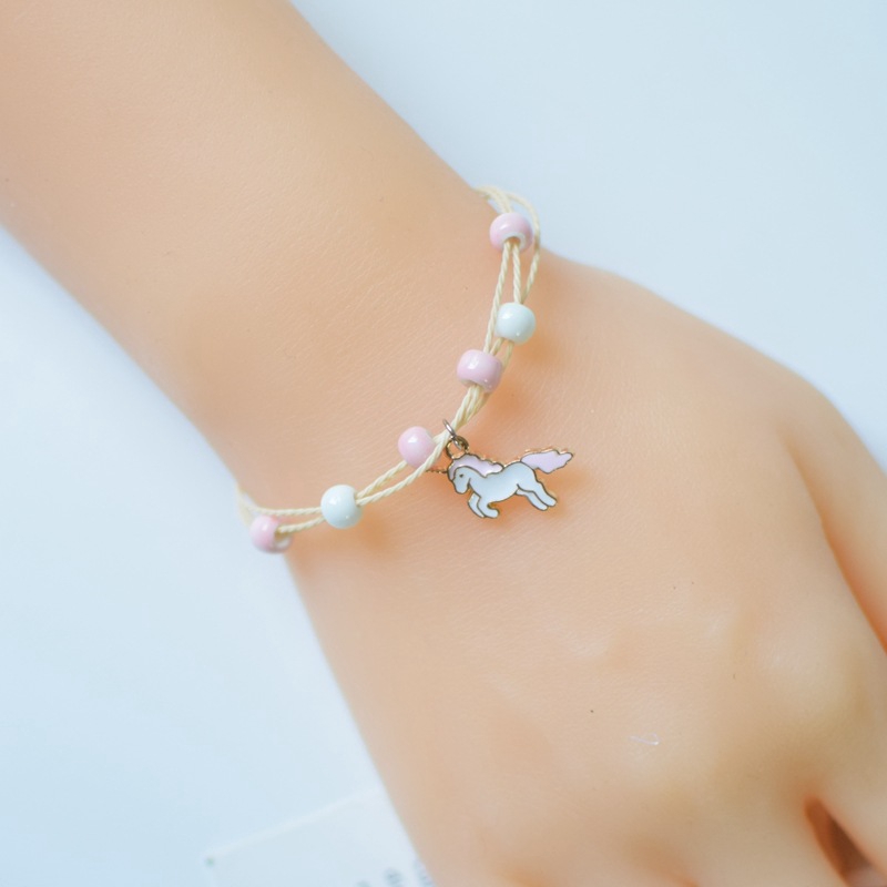 Vòng Tay Hạt Sứ Hình Củ Cà Rốt / Lục Giác / Hành Tinh / Kỳ Lân Dễ Thương Cho Nữ | BigBuy360 - bigbuy360.vn
