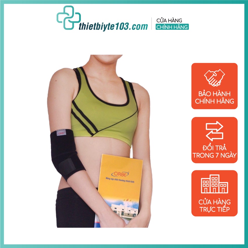 Băng Thun Đai Bó Khuỷu Tay Hỗ Trợ Tập Gym, Tennis, Thể Thao - Cố Định Khuỷu Tay Khi Trật Khớp, Bong Gân.