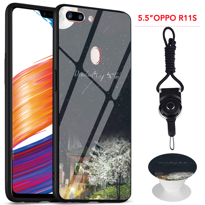 Ốp Điện Thoại Kính Cường Lực Bảo Vệ Toàn Diện Cho Oppo R11S