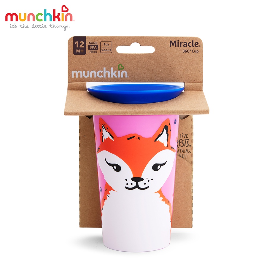 Cốc uống nước 360° chống đổ Deco Munchkin 266ml MK17422