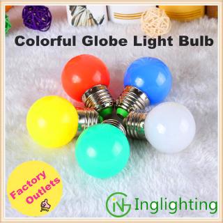 Bóng đèn led E27 3W màu đỏ xanh dương xanh lá vàng cam hồng cho trang trí