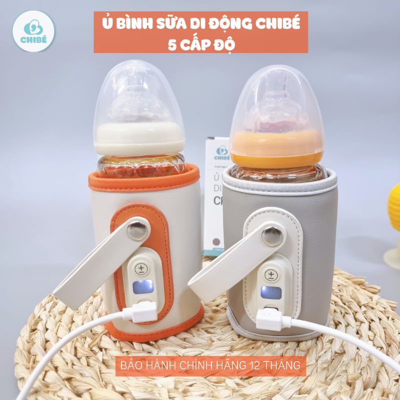 Ủ BÌNH SỮA DI ĐỘNG CHIBÉ, TÚI HÂM SỮA DI ĐỘNG CHÍNH HÃNG