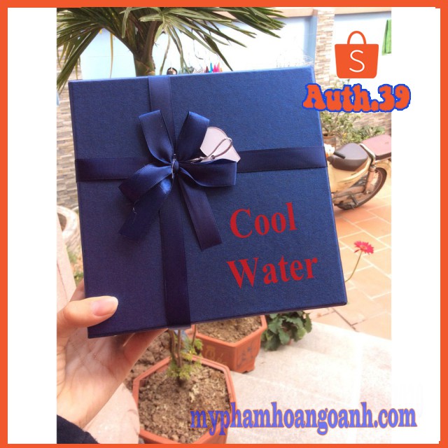[Mẫu mới 2020] Mẫu hộp quà tặng cao cấp in nhãn Cool_Water kích thước 100ml_x3mm cực đẹp