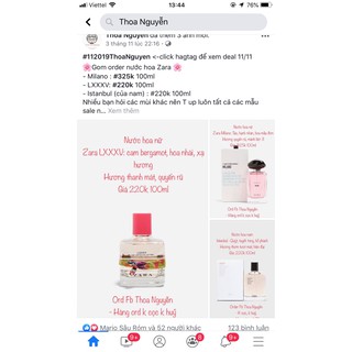Zara - Nước hoa Zara
