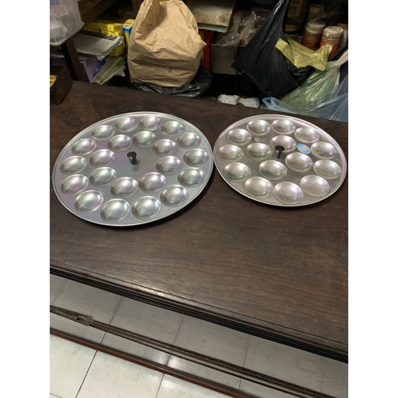 Khuôn Nhôm Đổ Bánh Bèo Lớn 22 Bánh , Nhỏ 15 Bánh