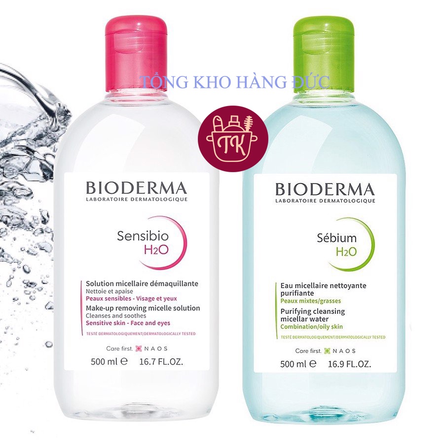 [DATE MỚI NHẤT] Nước Tẩy trang BIODERMA 500ml nội địa Pháp