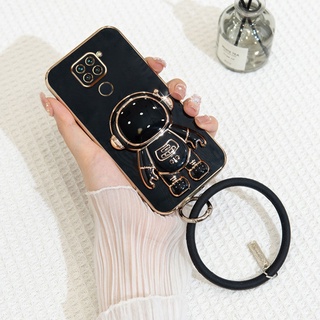 Ốp Điện Thoại Silicon Hình Phi Hành Gia Có Dây Đeo Cho Xiaomi Redmi Note 9 9S Note 9 Pro Max