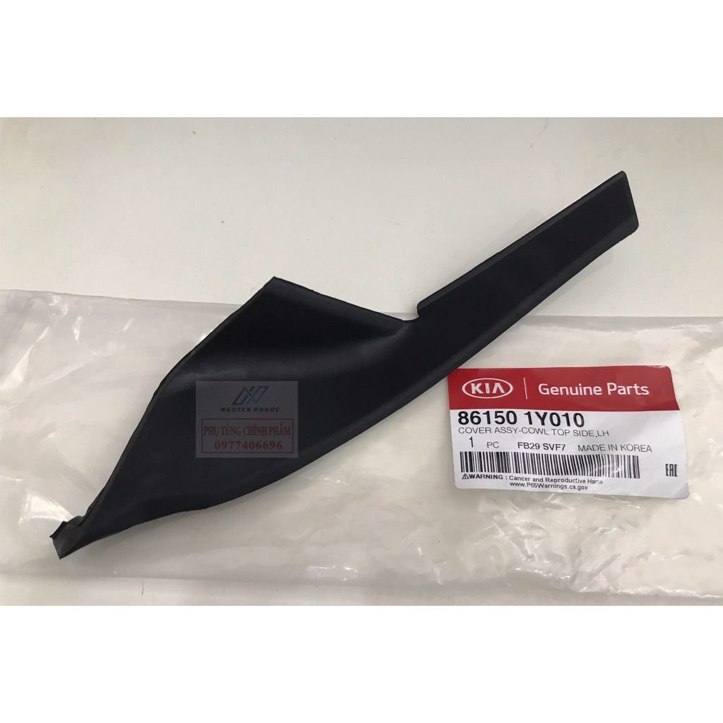 Ốp góc /Ốp máng nước chân kính chắn gió KIA MORNING 2011 - 2020/  Hàng xịn chính hãng: 861501Y010/861601Y010