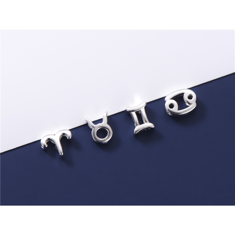 Mặt Dây Chuyền Bằng Bạc S925 Hình Chòm Sao Đục Lỗ DIY