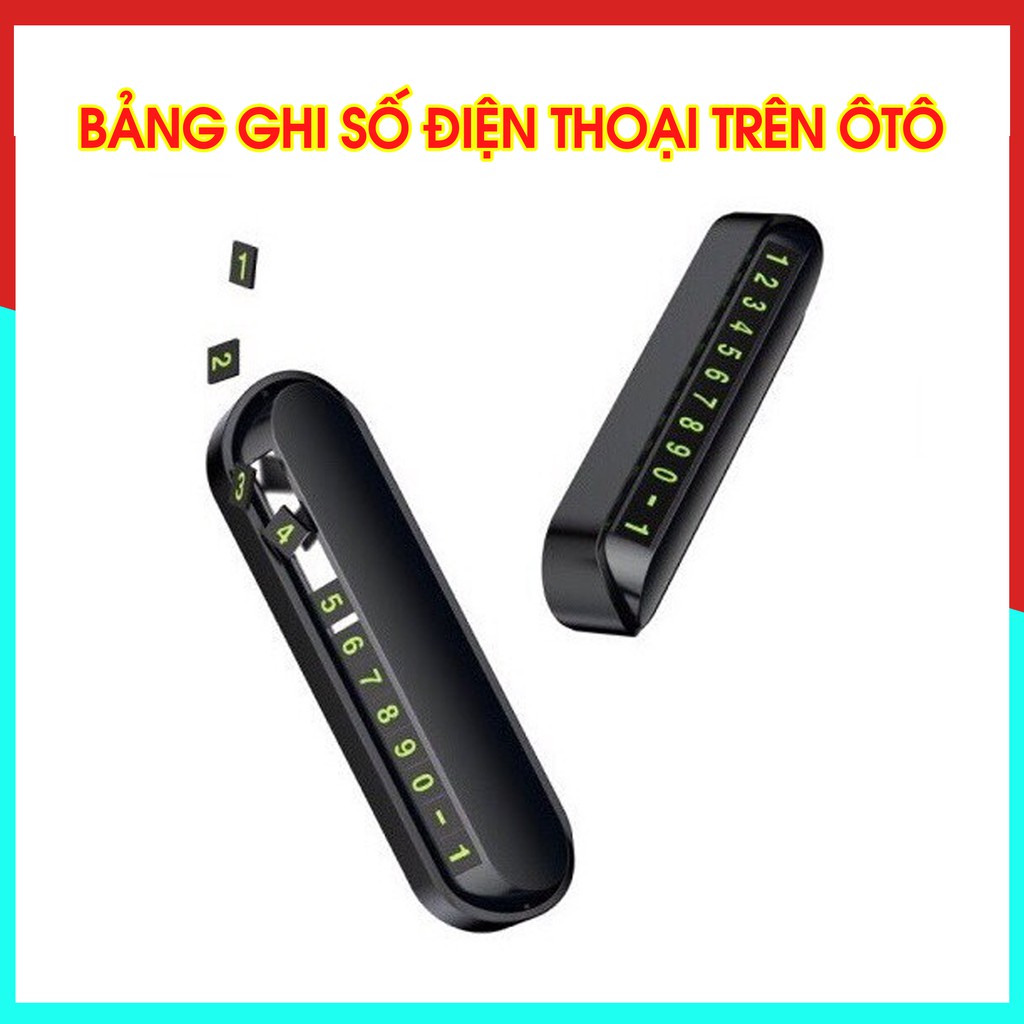 Bảng ghi số điện thoại gắn Taplo xe hơi - B003 - Better Car