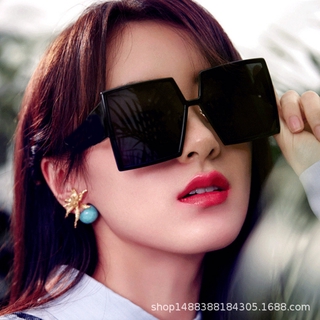 Kính Mát Gọng Vuông Lớn Phong Cách RETRO Thời Trang Cho Nữ