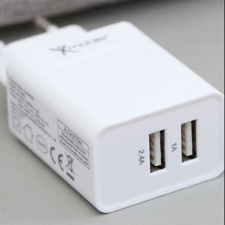 Cốc sạc, adaper sạc Xmobile chinh hãng TS 2067S 2.4A hỗ trợ sạc nhanh cho nhiêu thiêt bị hàng trưng bày bảo hành 1 năm