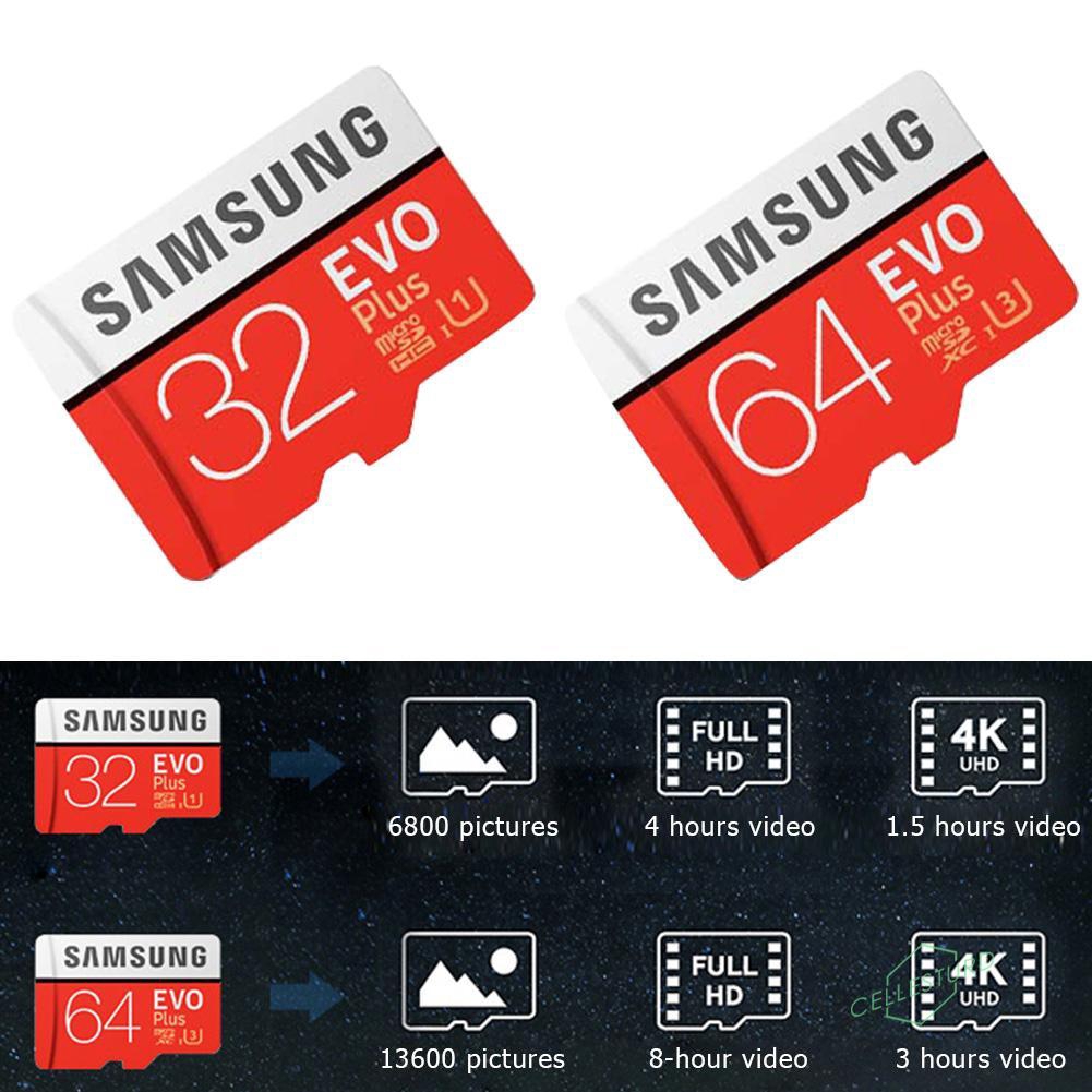 CS Samsung EVO+ TF Memory Card UHS-I HS 4K Micro SD Card for Phone Carcorder | BigBuy360 - bigbuy360.vn