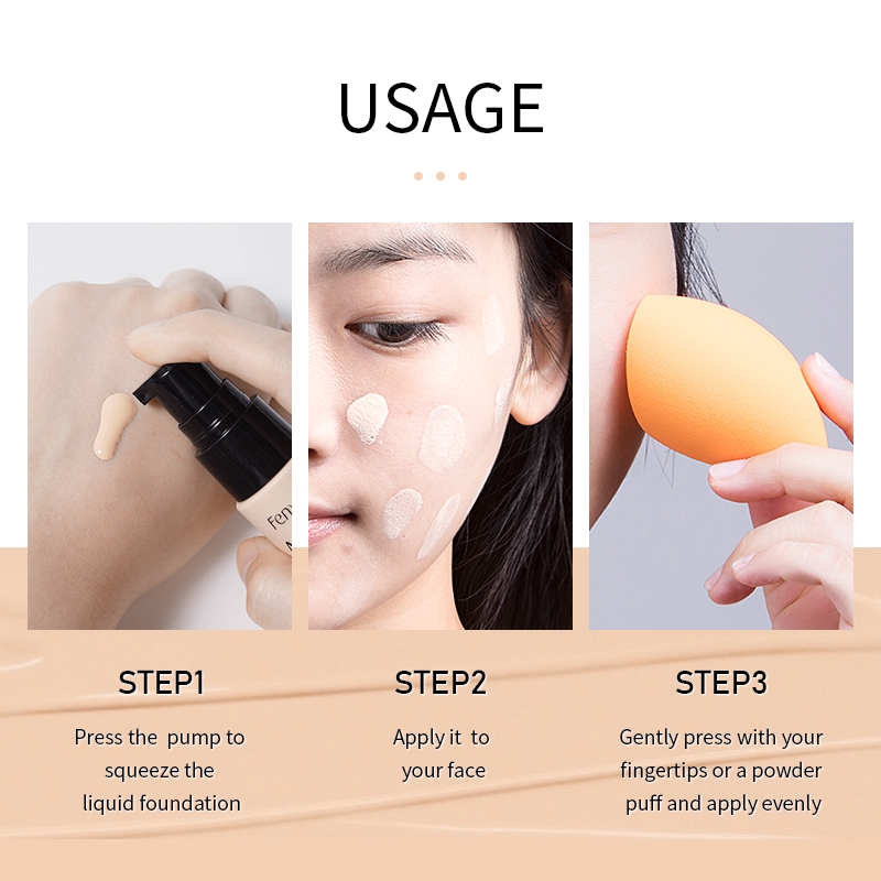 LAIKOU Make up Sunscreen 50g Liquid Foundation 30ml Remover 320ml Makeup Set