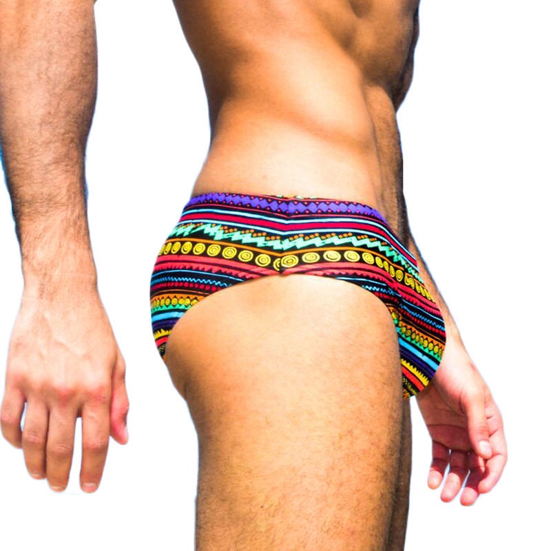 Quần short tam giác lưng thấp in họa tiết thời trang cho nam T001 | BigBuy360 - bigbuy360.vn