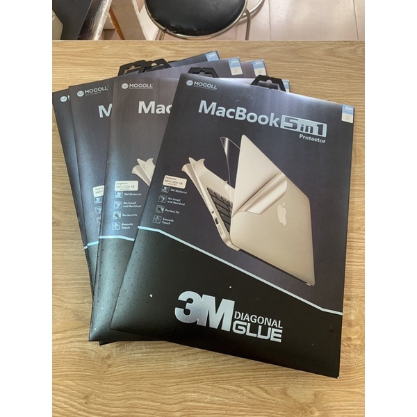 Bộ dán Mocoll 2018-2019-2020 và JCPAL 5 in 1 Gold,silver , Gray chính hãng