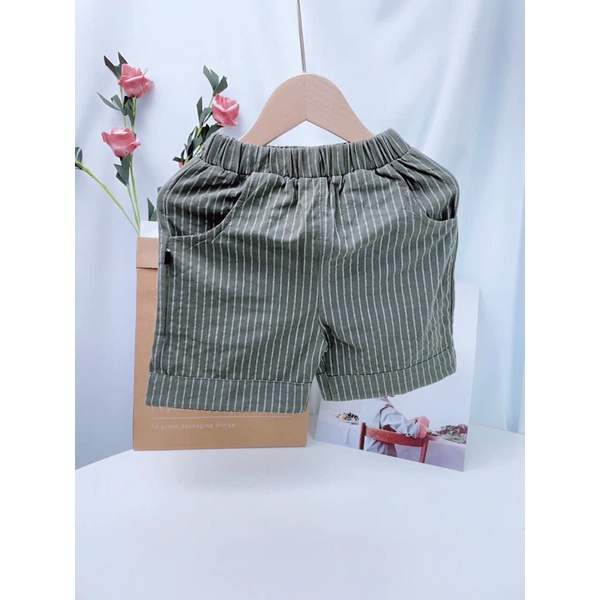 Combo 5 quần thô mềm xuất dư bé trai 13-30kg