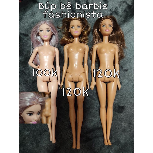 Búp bê, body, head, wig barbie, licca, EAH, fashionista, xinyi, BJD - ship bưu điện