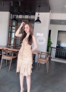 Đầm body voan tơ