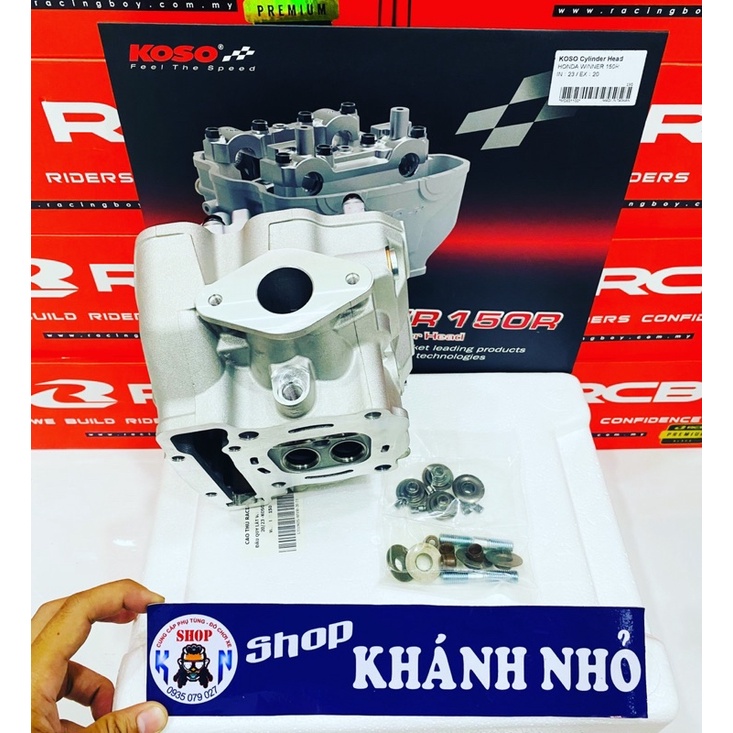 Bộ đầu KOSO dành cho xe winner, sonnic 62 xp 20-23 chính hãng