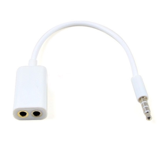 Cáp chia âm thanh, Jack chia cổng tai nghe 3.5mm 1 ra 2 cổng