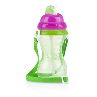 Bình uống nước kèm dây đeo Nuby 420ml