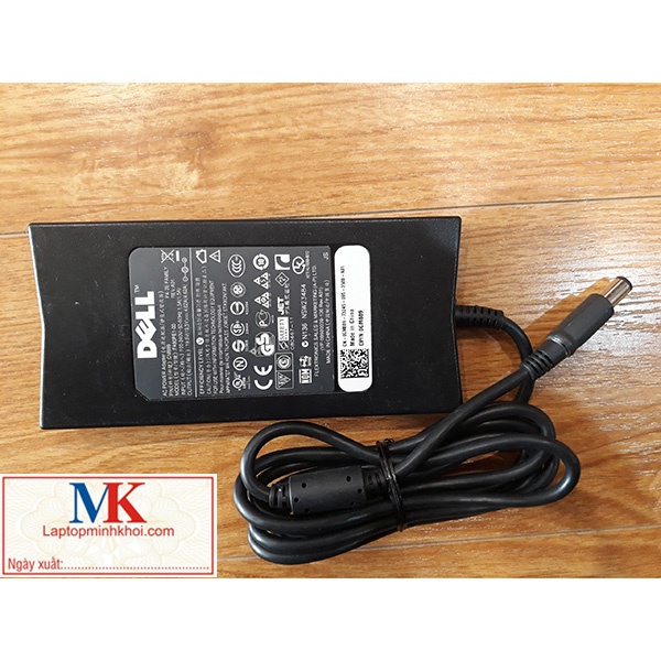 Sạc Laptop Zin Logo Dell 19.5v-4.62a  Slim Chân Kim 7.4x5.0mm