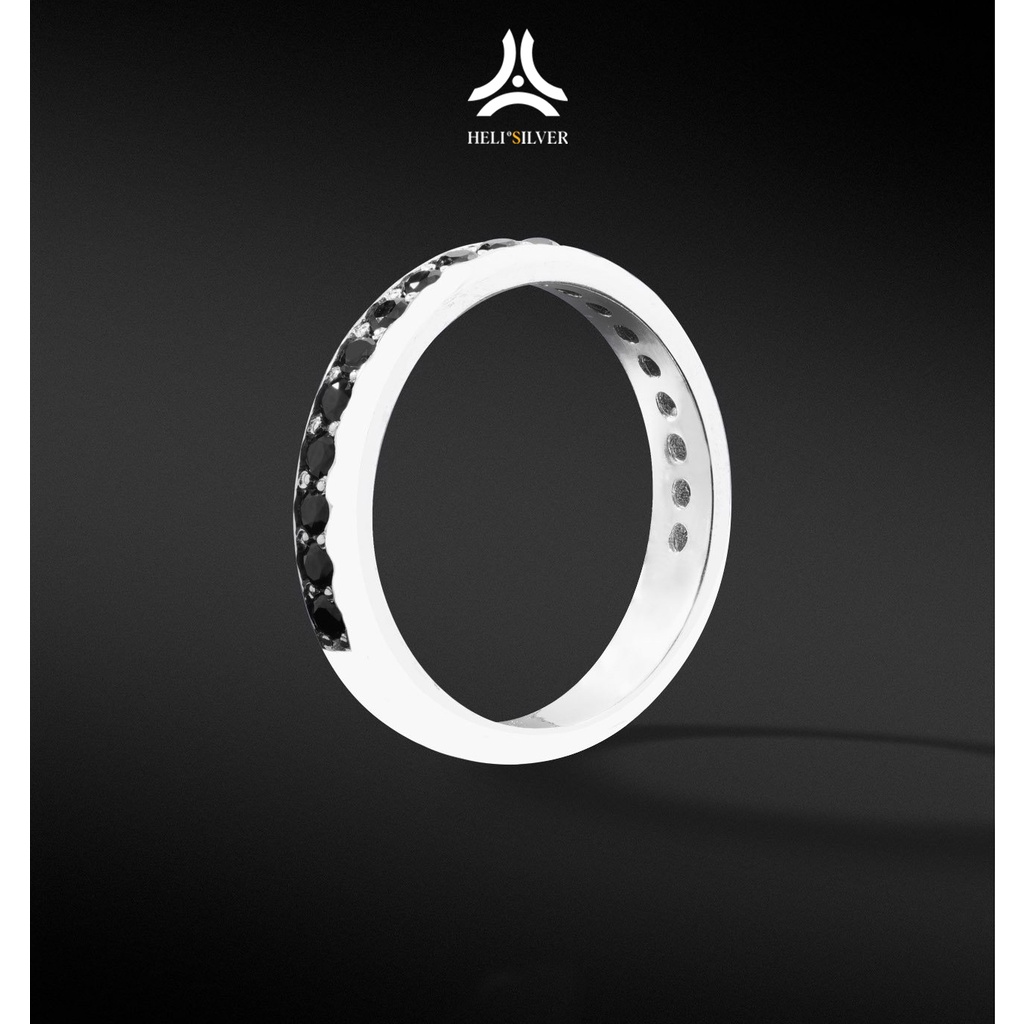 Nhẫn bạc nam, nữ HeliSilver Streamline S925