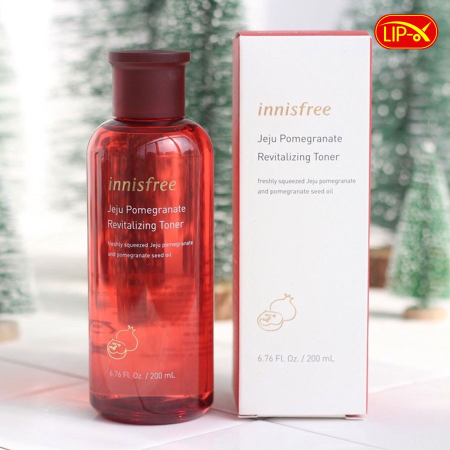 Nước Hoa Hồng Ngăn Ngừa Lão Hóa Từ Lựu Innisfree Jeju Pomegranate Revitalizing Toner 200ml