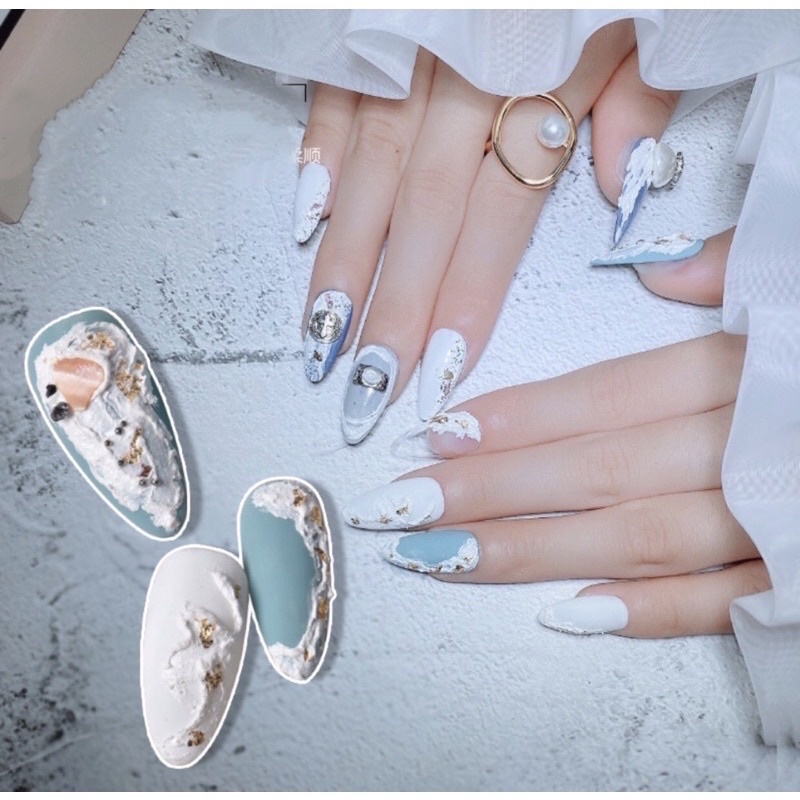 Gel thạch cao nail, gel xi măng trang trí móng