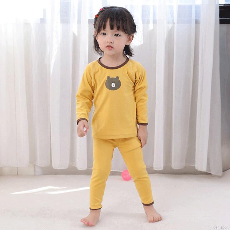 Bộ đồ ngủ lưng cao họa tiết hoạt hình dễ thương cho bé