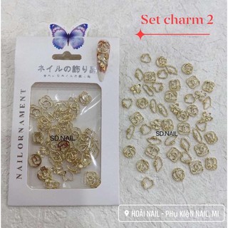 set charm gấu mix nhiều hình
