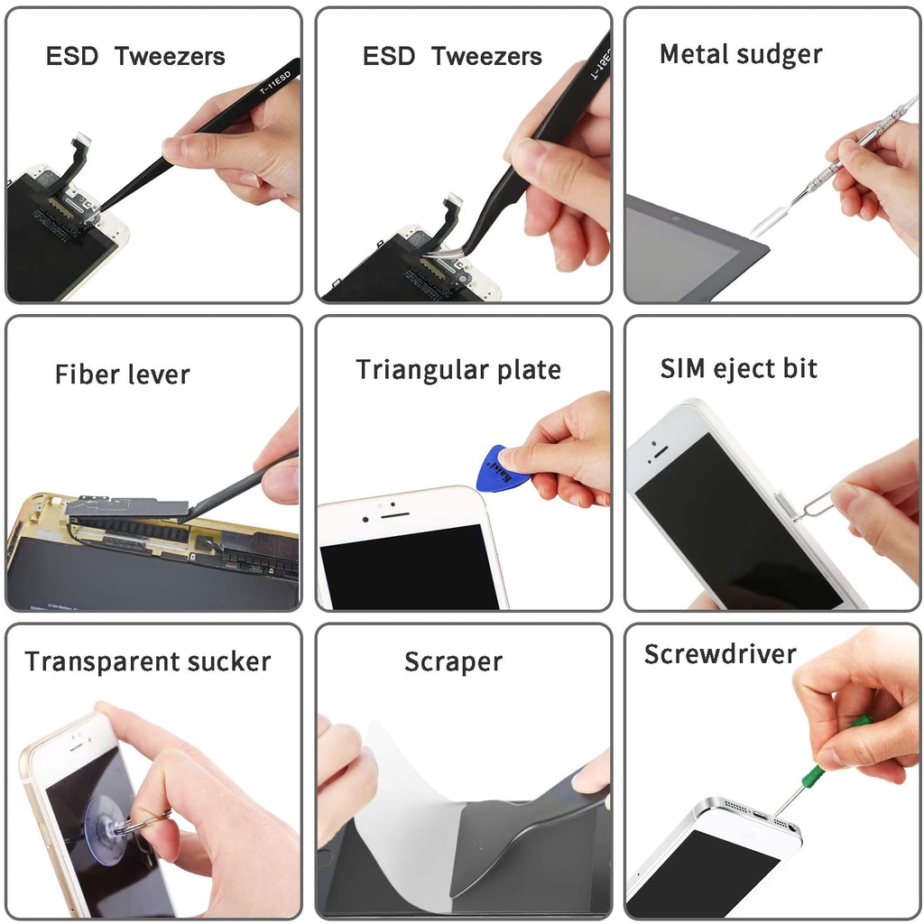 Bộ Tua Vít Sửa Chữa Điện Thoại for iphone 8/ 10/ 11 Trong 1 Chuyên Dụng