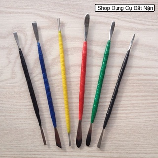 [Bán lẻ]Dụng cụ điêu khắc đất sét tiện lợi, kim loại nguyên khối