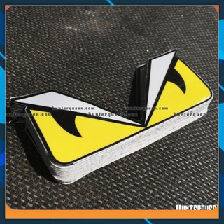 [NEW] [MỚI] Logo đôi mắt fenfi[10x4cm] Hình dán decal siêu dính, chống nước, tem đua trang trí xe máy