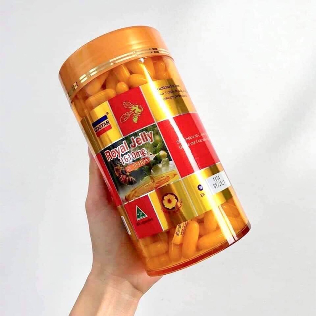 Viên Uống Sữa Ong Chúa Costar Royal Jelly 1610mg 365 Viên Giúp Da Sáng, Tăng Sức Đề Kháng - Leebangkok