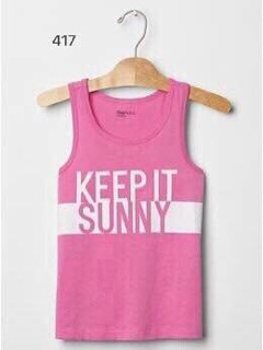 Áo ba lỗ Gapkids Bé gái