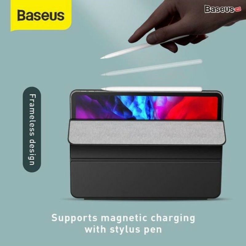Bao da nam châm Baseus Simplism Magnetic Leather Case dùng cho iPad Pro 11 2020 12.9 inch 2020, Magnetic Smart Case) | BigBuy360 - bigbuy360.vn