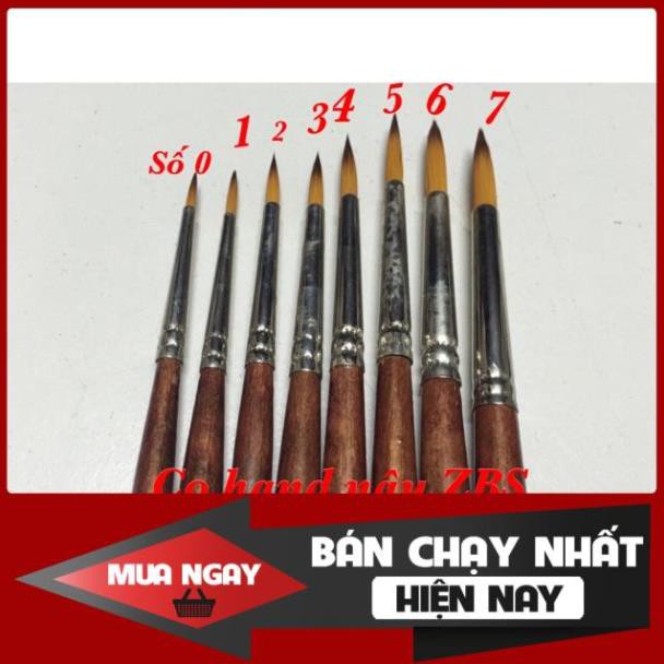 CỌ VẼ MÀU NƯỚC HAND ZBS(Từ số 0 đến số 7)