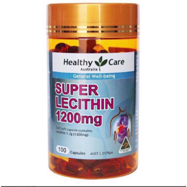(Mẫu mới) Mầm Đậu Nành Lecithin Healthy Care 100 viên - 1200mg - đủ bill Chemist Úc | BigBuy360 - bigbuy360.vn